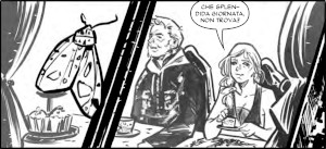 I personaggi osservati da dietro la finestra