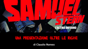Testata di Samuel Stern e la scritta "Una presentazione oltre le righe"