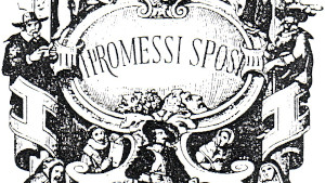 Particolare di un frontespizio dei Promessi sposi