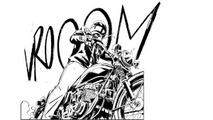 Samuel Stern parte in moto
