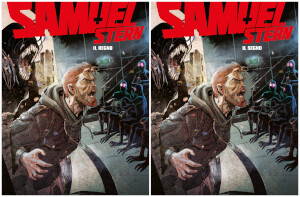 La copertina originale (a sinistra) e quella con sette piccole differenze
