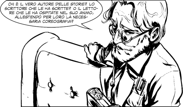 Angus Derrileng chiede chi è il vero autore delle storie: lo scrittore o il lettore?